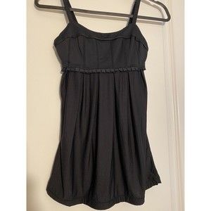 Lululemon top Black Ruffled Athletic Sleeveless‎ Size 2